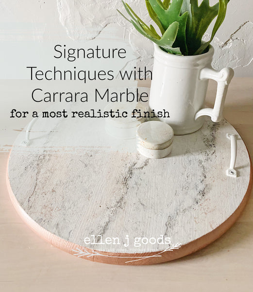 Carrara Marble Signature Techniques VIDEO WORKSHOP