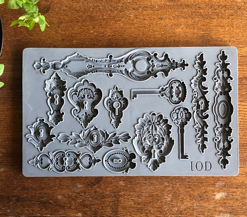 Lock and Key IOD Décor Mould