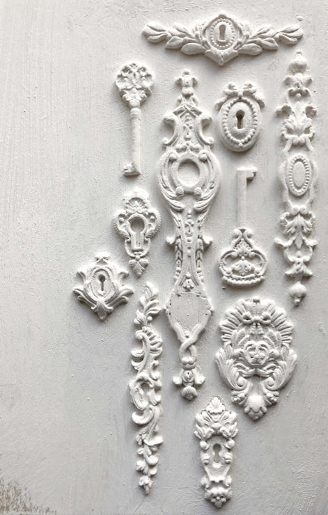 Lock and Key IOD Décor Mould