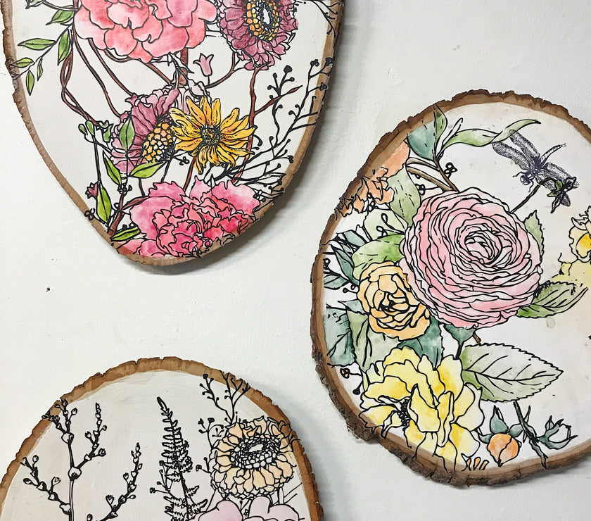 Winter's Song Wreath IOD Transfer