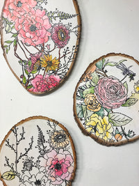 Winter's Song Wreath IOD Transfer