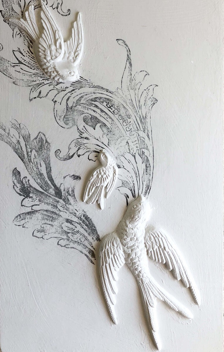 Birdsong IOD Décor Mould