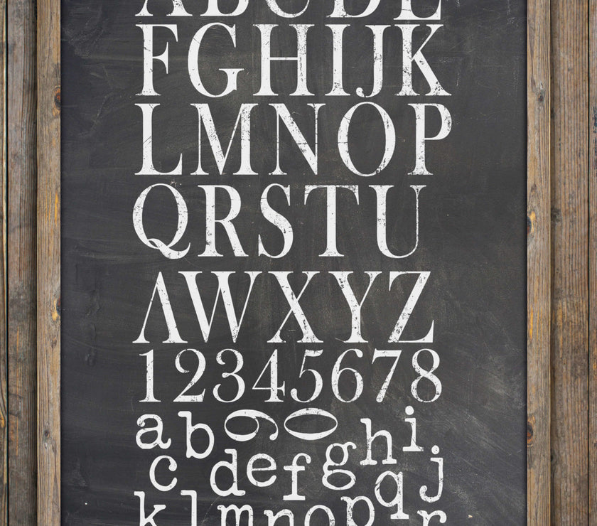 Typesetting IOD Décor Stamp