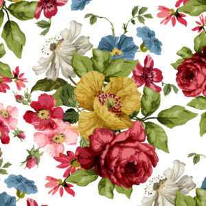 Wall Flower Decor IOD Transfer