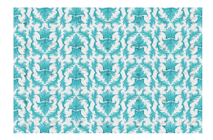 Teal Damask JRV