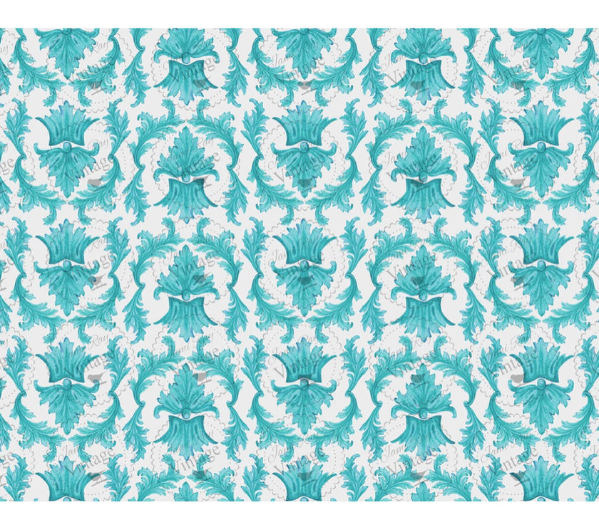 Teal Damask JRV