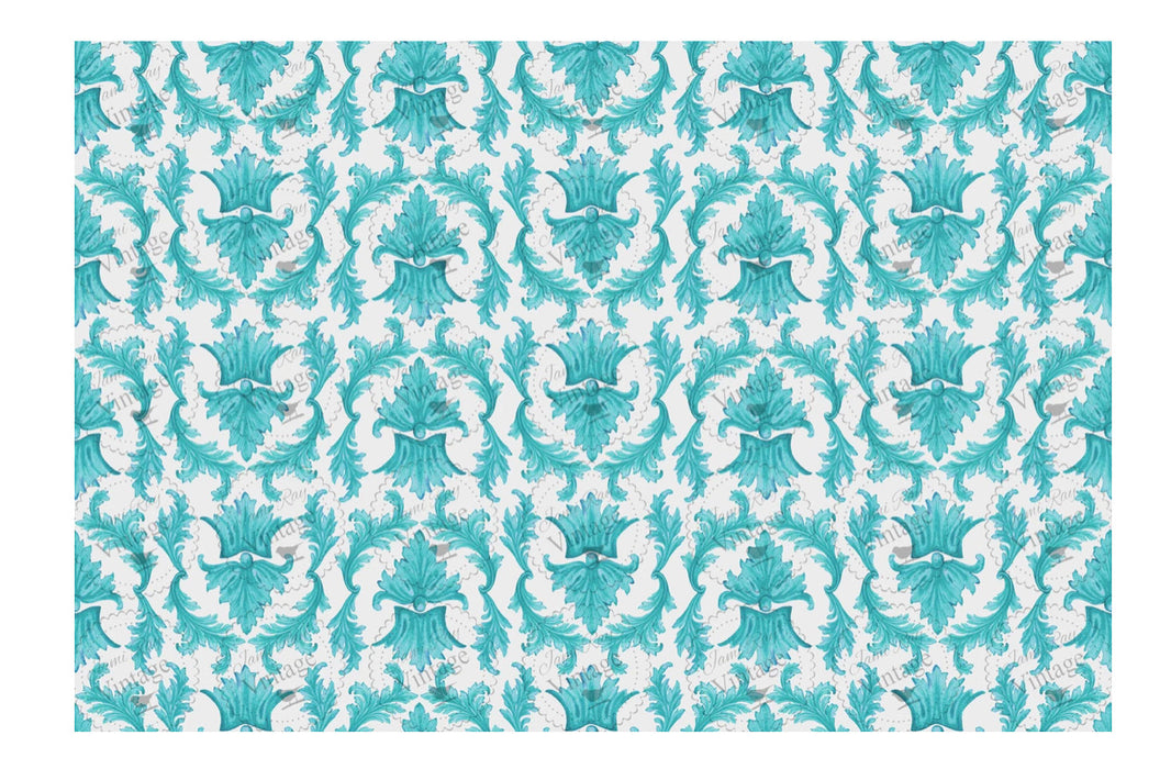 Teal Damask JRV