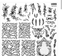 Alphabellies IOD Décor Stamp