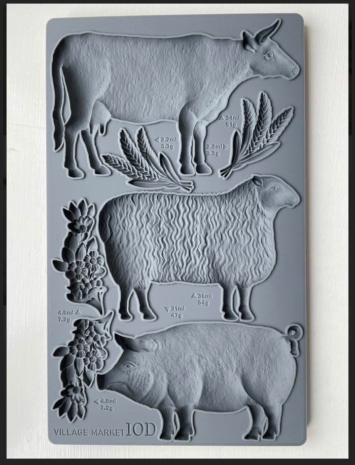 Village Market IOD Décor Mould