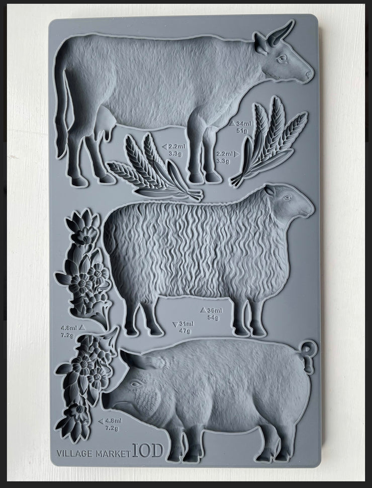 Village Market IOD Décor Mould