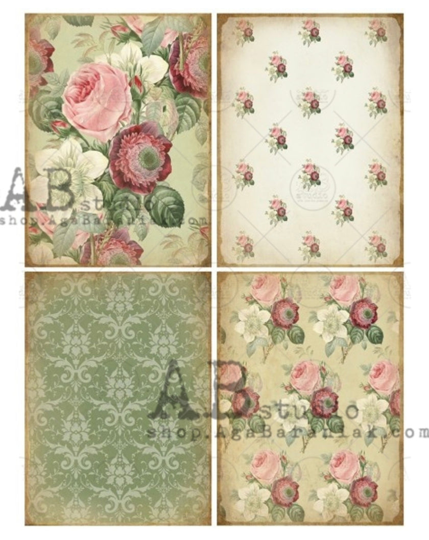 Vintage Rose Patterns ABRP_491