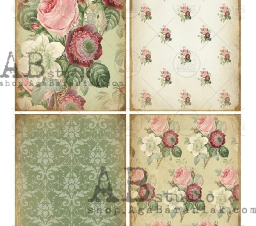 Vintage Rose Patterns ABRP_491