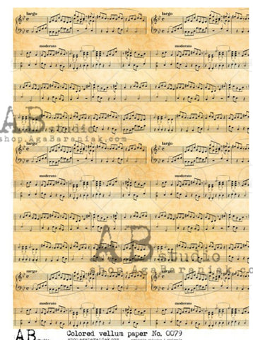 Music Page Vellum 0079 AB