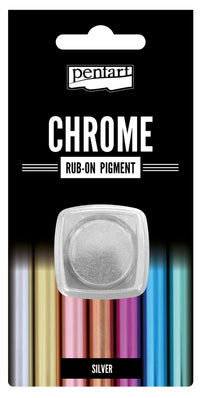 Pentart Rub-on pigment chrome effects 0.5 g, design by Pentart, arts & entertainment > hobbies & creative arts > arts & crafts, for decoupage and crafting