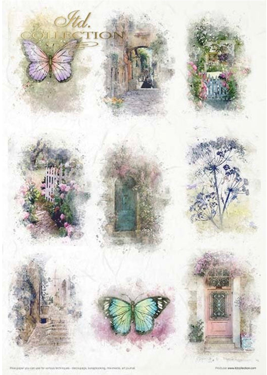 Garden of Dreams, pack of 11 size A4