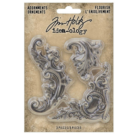 Tim Holtz Adornments Flourish