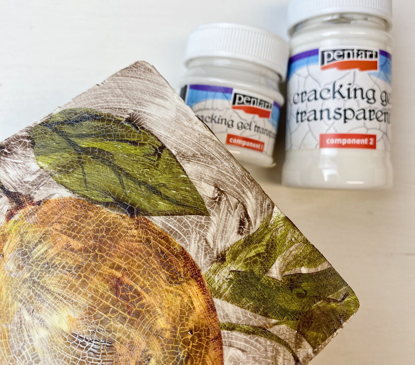 Pentart Transparent Cracking Gel, design by Pentart, arts & entertainment > hobbies & creative arts > arts & crafts, for decoupage and crafting