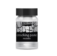 Pentart Metallic Cracking Paste 100mg, design by Pentart, nan, for decoupage and crafting