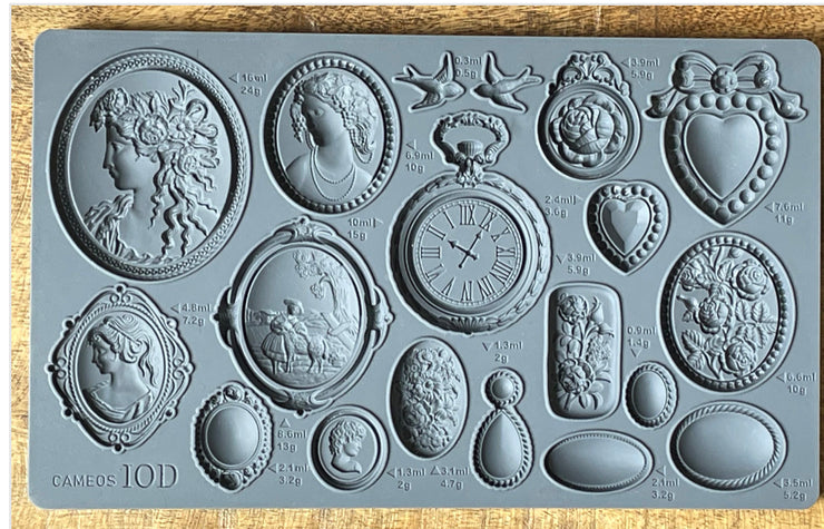 Cameo IOD Décor Mould