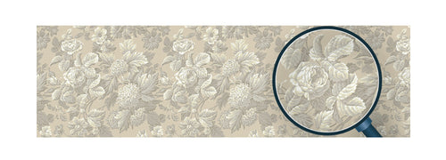 Roll Flowers Beige  01