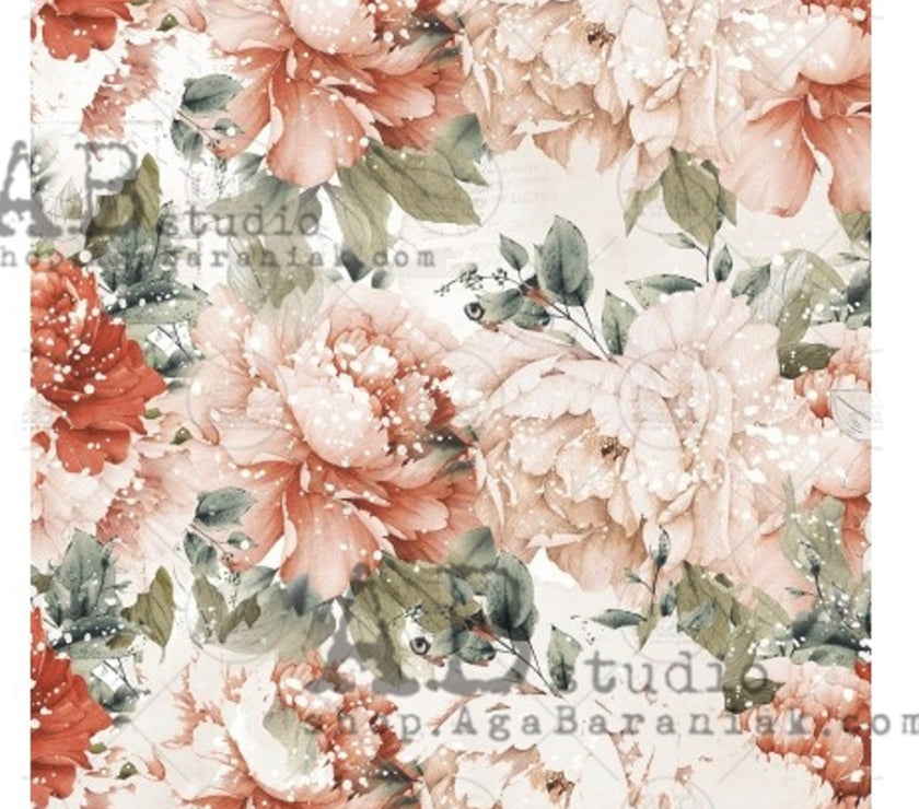 Large Coral Roses ABRP_691