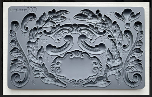Olive Crest IOD Décor Mould