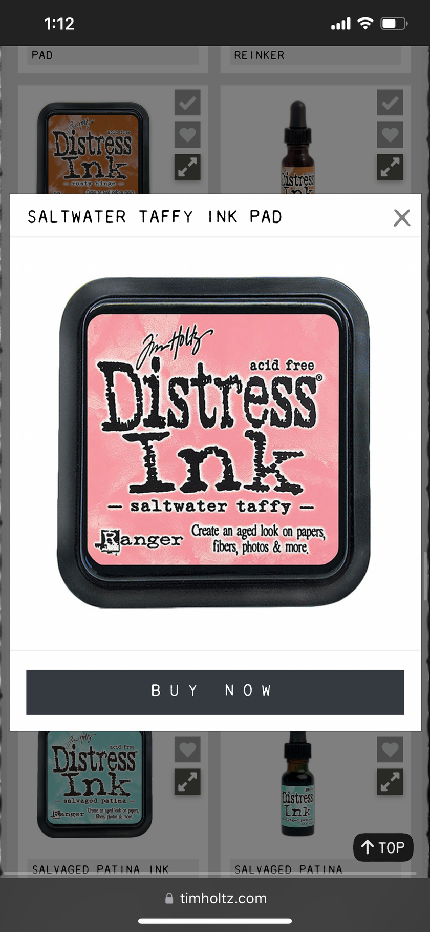 Tim Holtz Mini Distress ink Pad