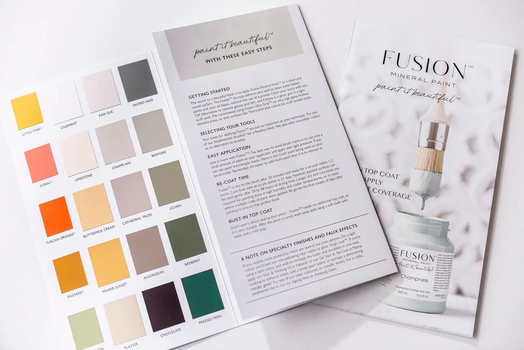 Fusion Mineral Paint True Color Card