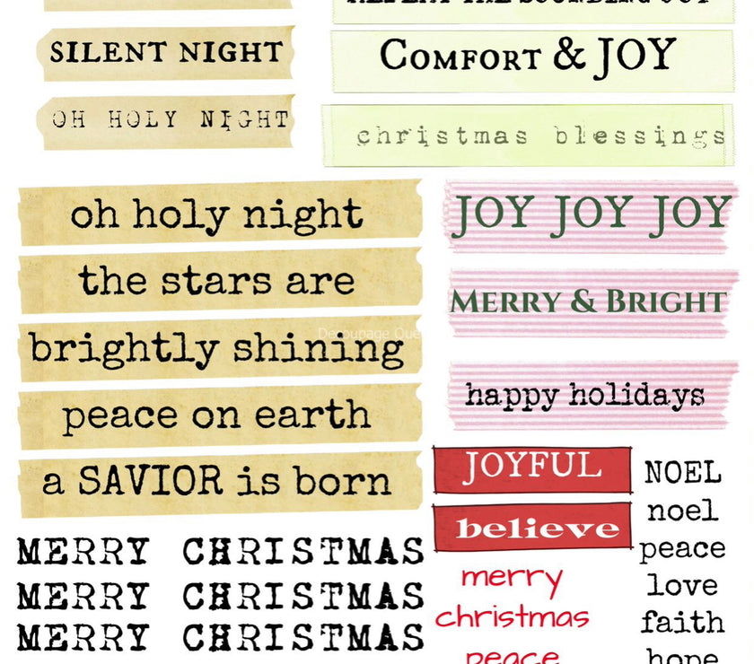 ellen j goods Christmas Sentiments