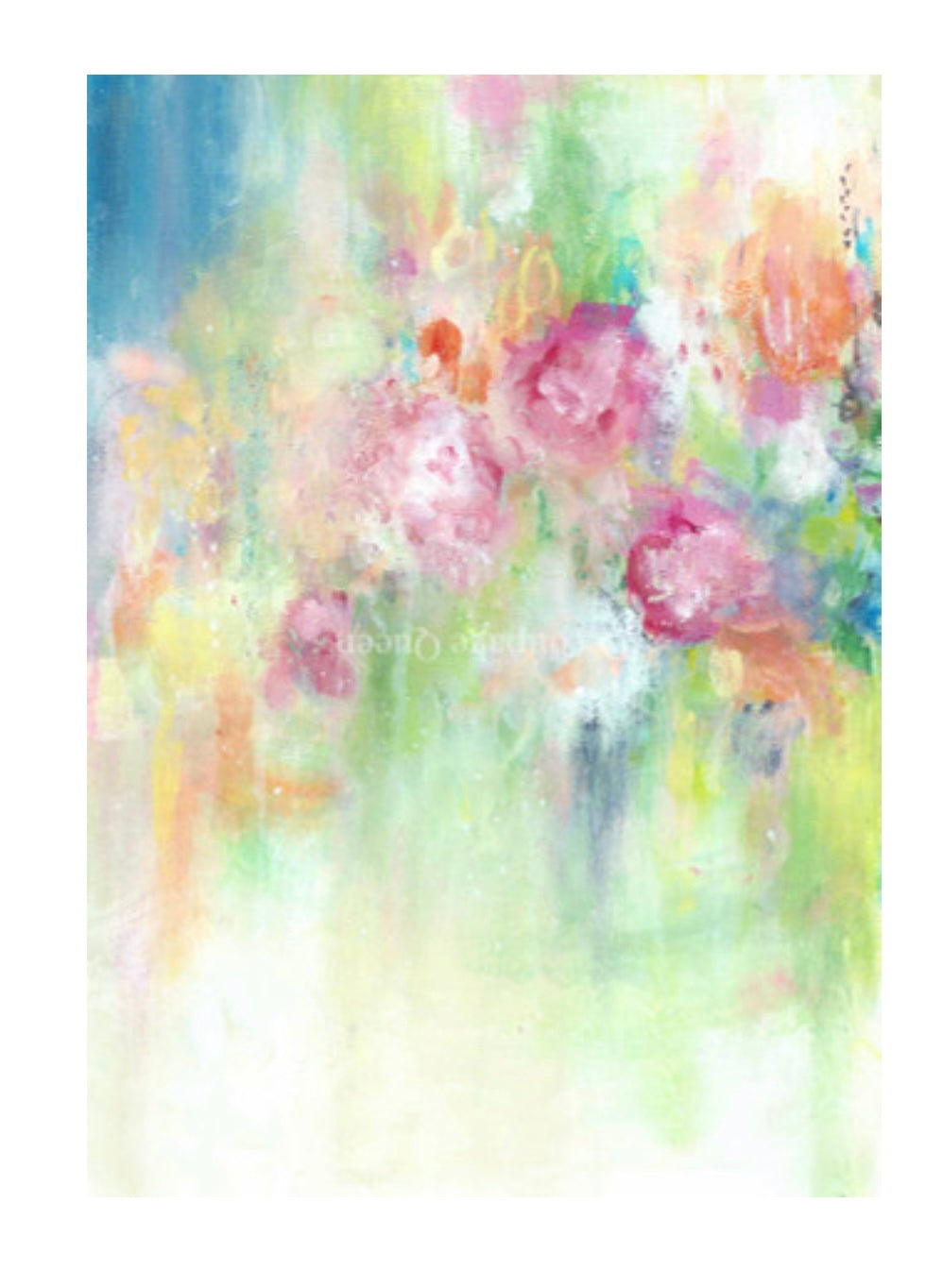 Cottage Roses I by ellen j goods