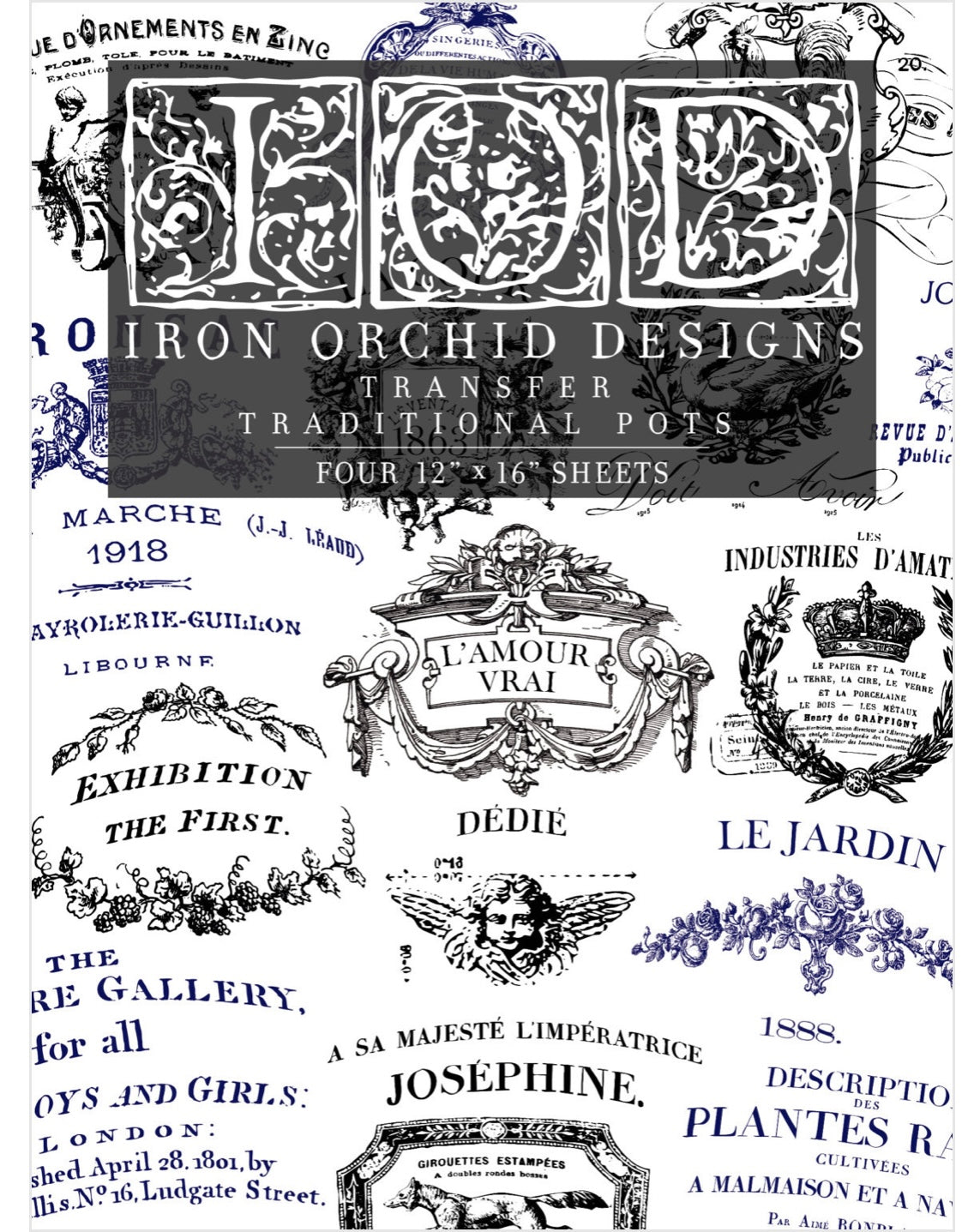 Traditional Pots Decor Transfer