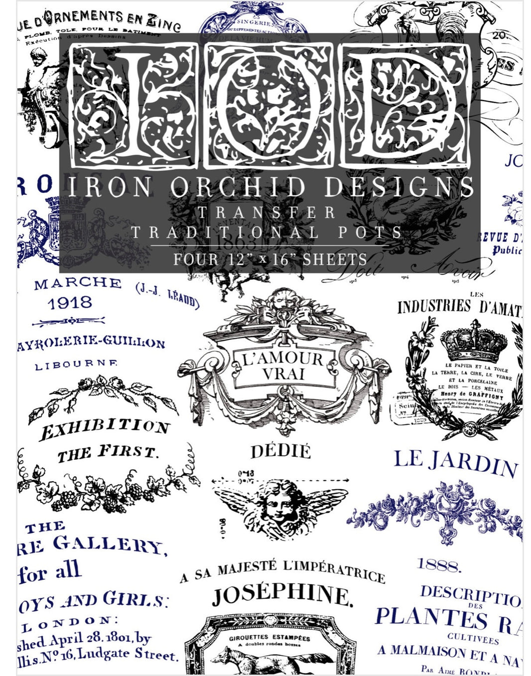 Traditional Pots Decor Transfer