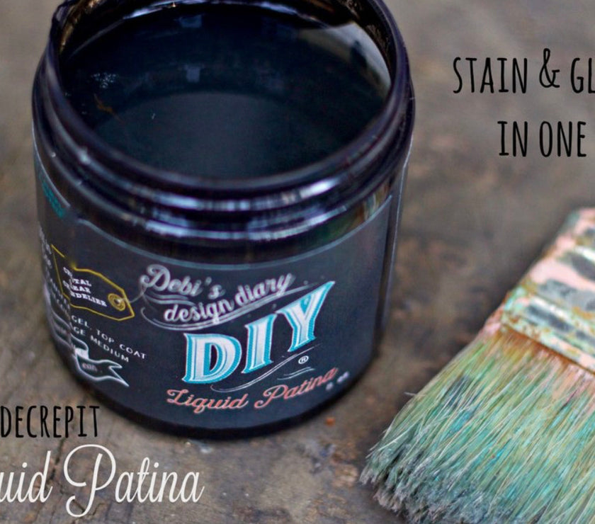 Debi's DIY Dark and Decrepit Liquid Patina