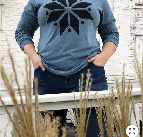 Lake Effect Snowflake  Long Sleeve tees