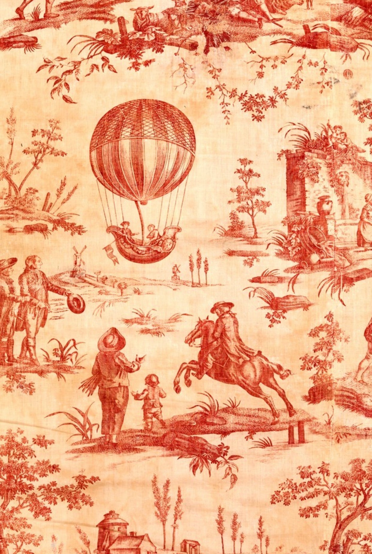 Roycycled Red Toile (discontinued)