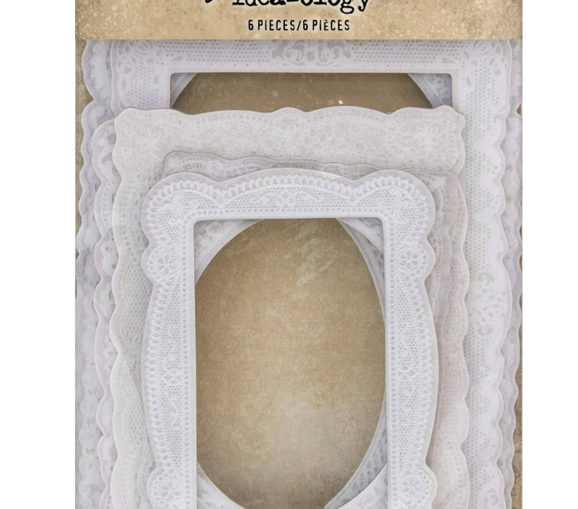 Tim Holtz Lace Baseboard Frames