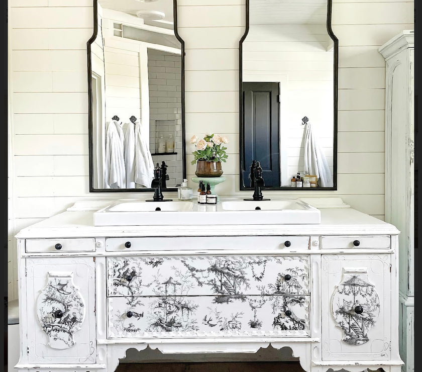 Petits Parasols IOD Paint Inlay