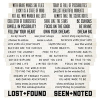 Tim Holtz Quote Chips Theories