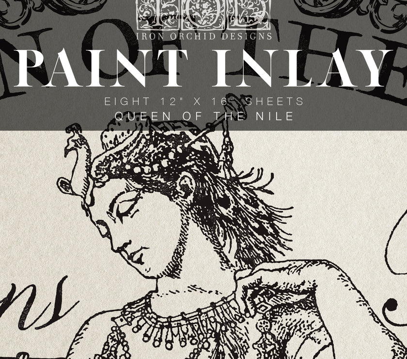 Queen of the Nile IOD Paint Inlay