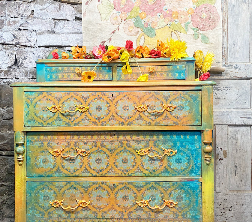 Morocco IOD Paint Inlay