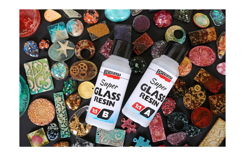 Pentart Super Glass Resin 1:1 set