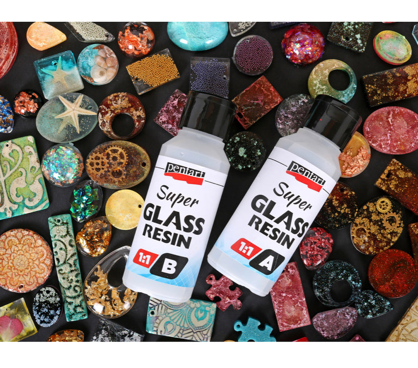 Pentart Super Glass Resin 1:1 set