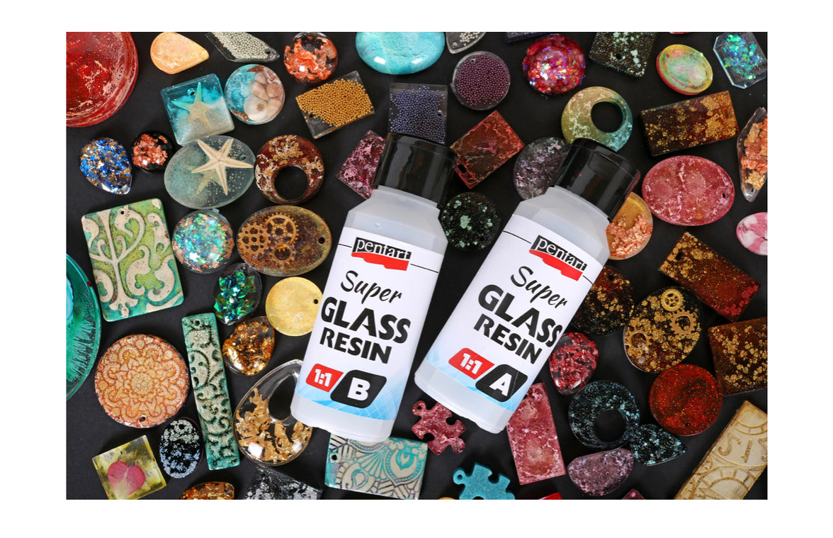 Pentart Super Glass Resin 1:1 set