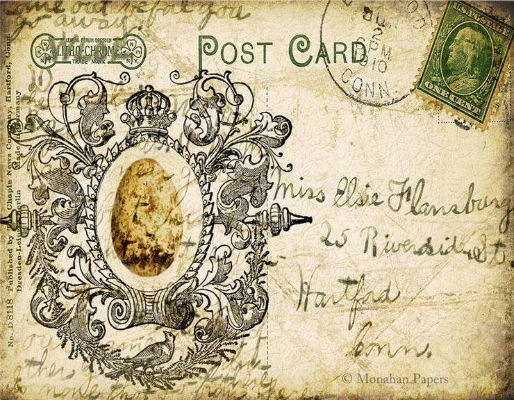 Miss Elsie Egg Post Card (012) X24