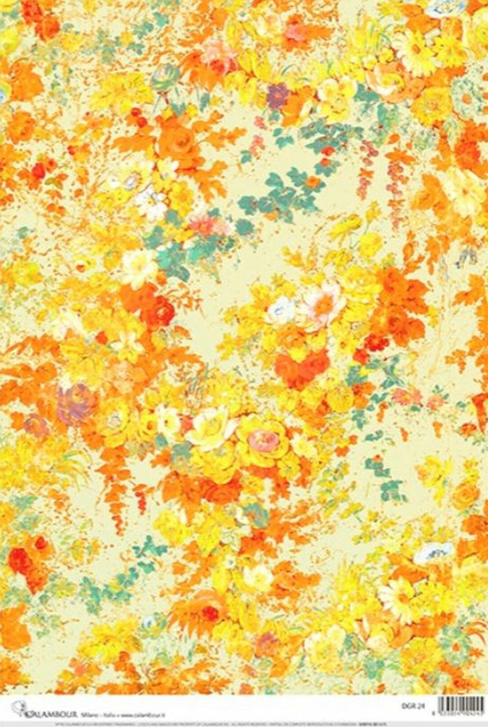 Sunny Florals Ornament DGR 24