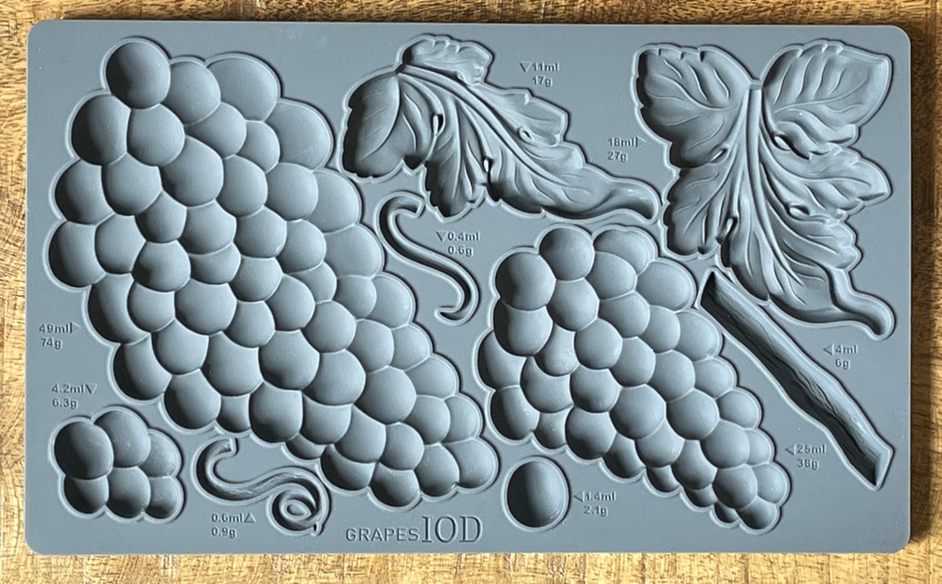 Grapes IOD Décor Mould (DISCONTINUED)