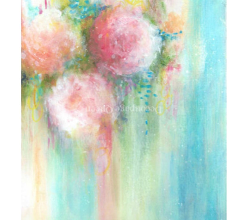 Cottage Roses IV by ellen j goods