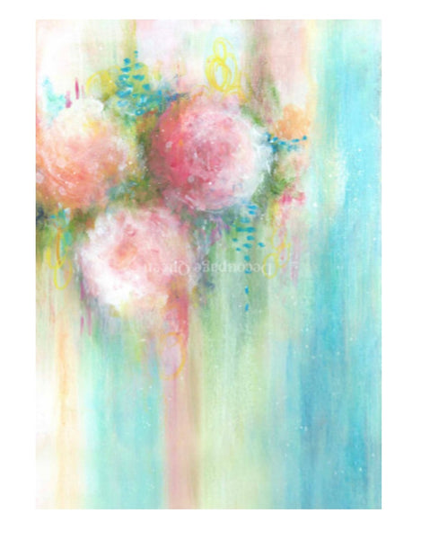 Cottage Roses IV by ellen j goods