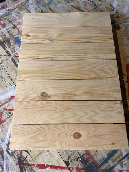 14x18 unfinished pine wood blank for wall art or tray