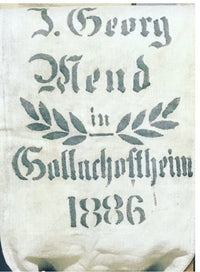 Georg Mend 1886 Stencil